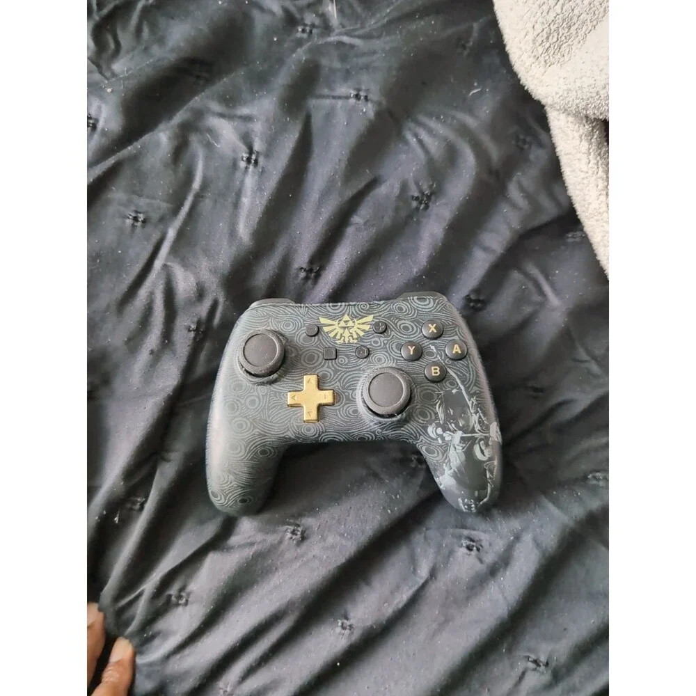 Nintendo Switch Wired Controller PowerA Legend Of Zelda Untested Wire Missing
